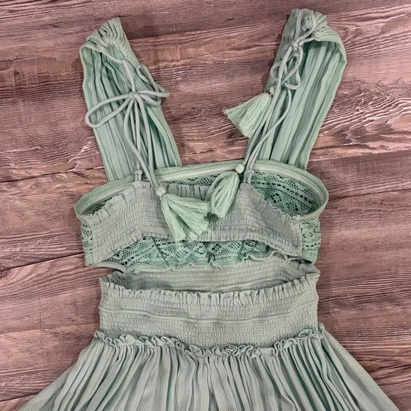 Free People Mint Green Maxi Dress - Picture 4 of 5